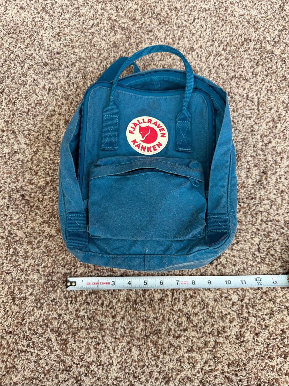 Fjallraven Kånken Mini Backpack - Teal Blue
